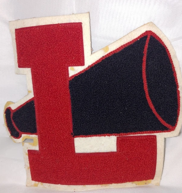 VINTAGE CHEER VARSITY Letter L Letterman Jacket Cheerleading Large