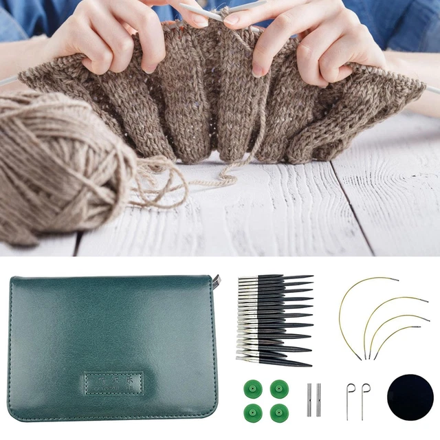 Rundstricknadeln Set Häkelnadel Einfach zu verwendendes Zubehör Flexible