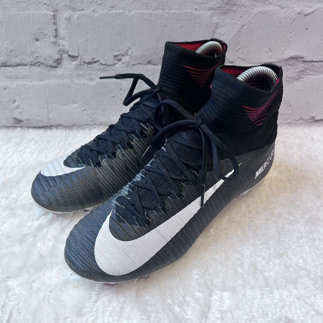 NIKE MERCURIAL SUPERFLY 5 V FG GS Football Boots Uk Size 3.5 Black White Vgc 75.00 PicClick UK