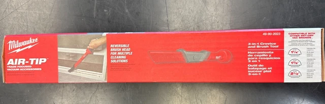 Milwaukee Air-Tip 3-in-1 Crevice and Brush Tool, Model# 49-90-2023