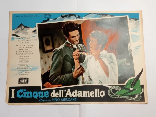 FOTOBUSTA CINEMA I CINQUE DELL'ADAMELLO Pino Mercanti 3 EUR 8,00