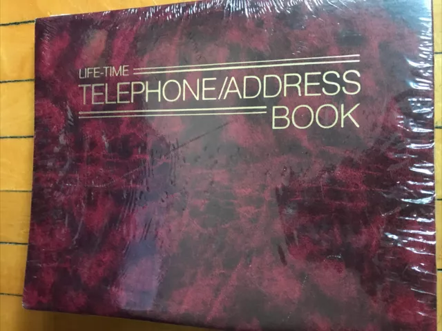 Life-Time Dry Erase Telephone/Address Book, New!