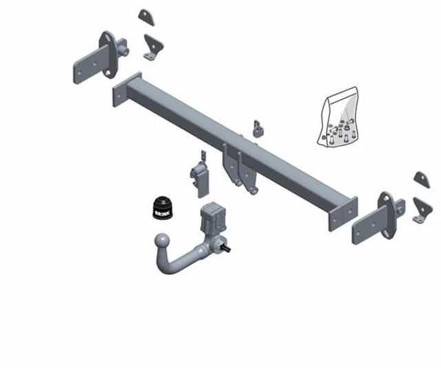 Westfalia Gancio Traino Rimovibile Per Mercedes Classe A W176 (2012-2018) E Classe B W246 (2011-2018) | Con Kit Cablaggio 13 Pin Specifico | Omologato CE