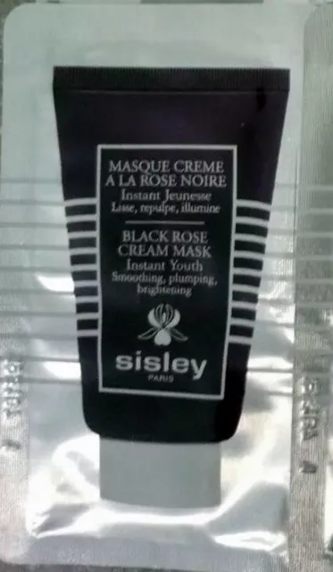 SISLEY  MASQUE CREME A' LA ROSE NOIRE - INSTANT JEUNESSE - 10 BUSTINE = 40 ml