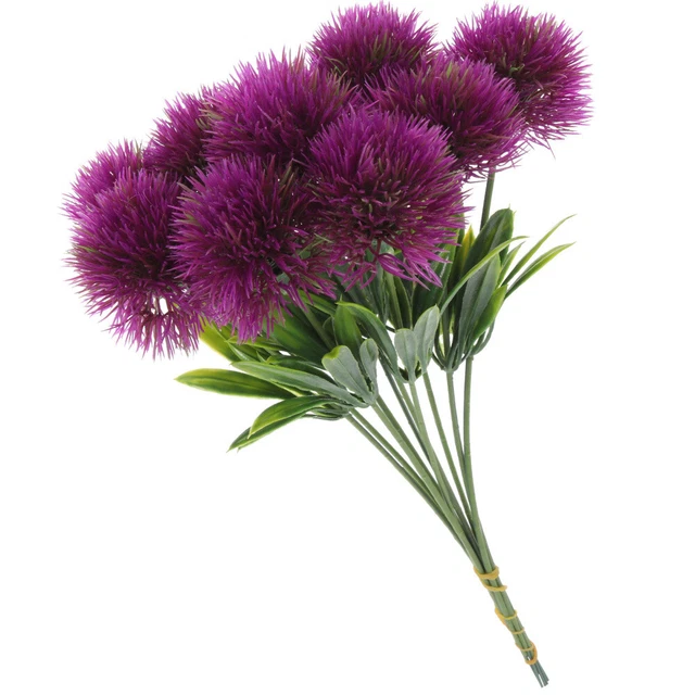 10 pezzi fiori di tarassaco artificiale decorazione matrimonio dente di leone decorazioni