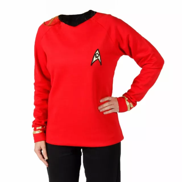 Star Trek Classic Uniform Shirt Scotty rot super deluxe Replica ovp XL 3