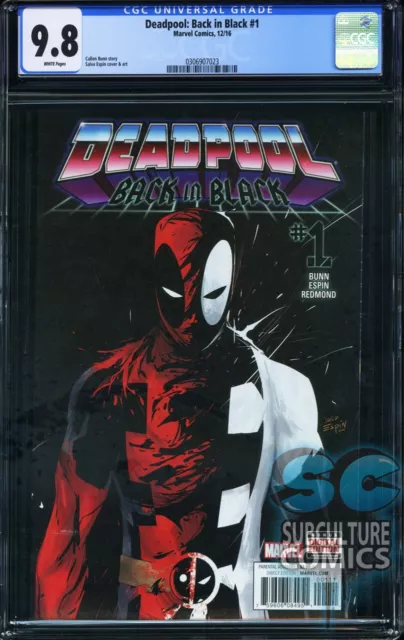 Deadpool: Back In Black #1 - Cgc 9.8 - Sold Out - First Print - Marvel Comics