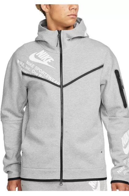Nike Sportwear Tech Fleece Graphic Full-Zip Jacke Jacket Gr. L