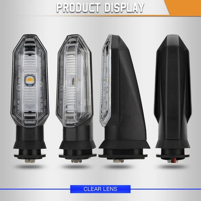 Indicatori segnale di svolta di grande qualità con LED ambra per Honda CMX 300