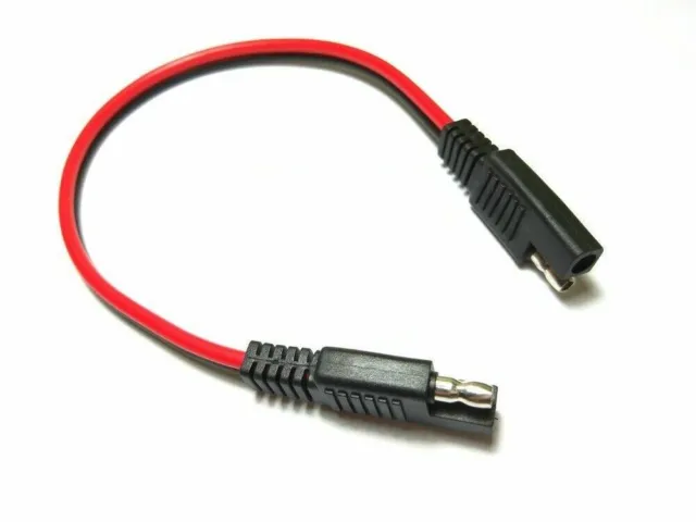 SAE Bullet Connector 2 Pin Plug Male to Male 18AWG 30cm