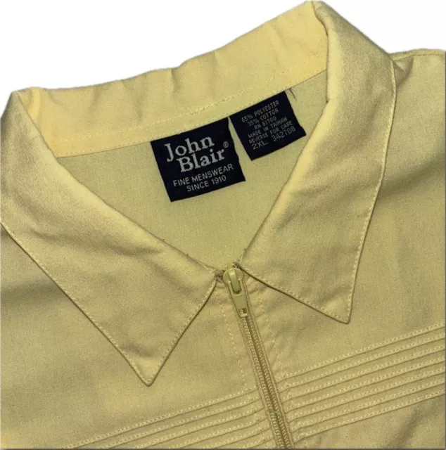 VINTAGE JOHN BLAIR Leisure Jacket / Shirt Full Zip Size 2XL 1970’s ...