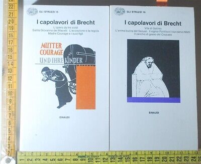 Brecht - I capolavori di Bertold Brecht (C) - Einaudi Gli Struzzi 2 volumi