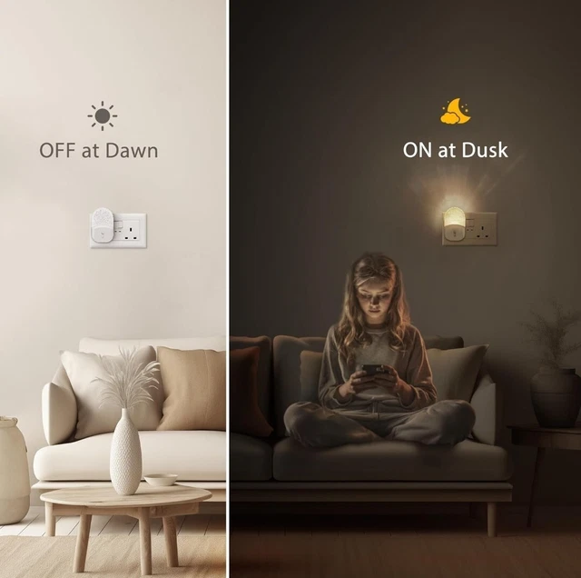 BRIIGNITE DIMMABLE NIGHT Light, Night Lights Plug into Wall, Night