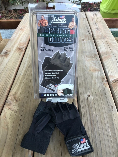Schiek Sports Platinum 530 Wrist Lifting Gloves - Size XS - Brand New!