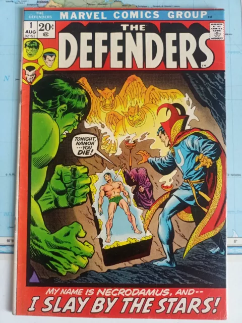 Defenders 1 Key Bronze Age Marvel Comic