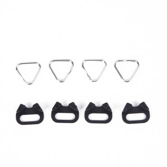 4pcs Triangulars Split Rings For Camera Back Belt Strap Buckle Accessory Useful