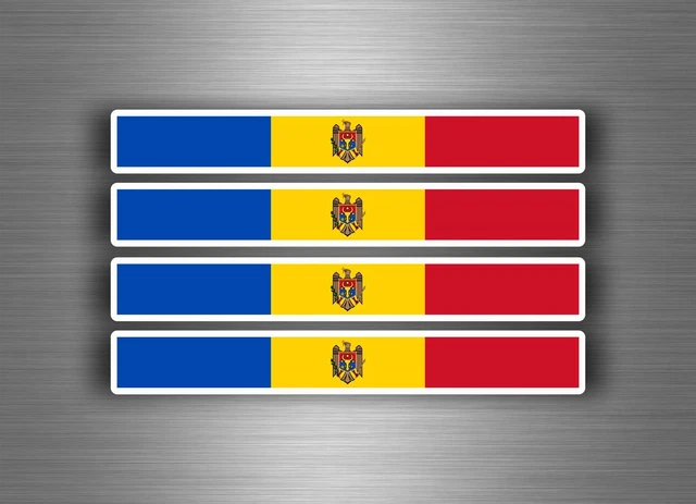 KIT 2 STICKERS Decorativi Italia Bandiera Italiana Per Auto Moto EUR 16,94 - DE