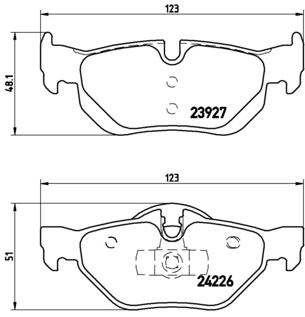 Brembo Bremsscheibe Belüftet Ø300 Bremsbeläge Hinten Bmw 3 Er E90 E91 E92 E93 05 3