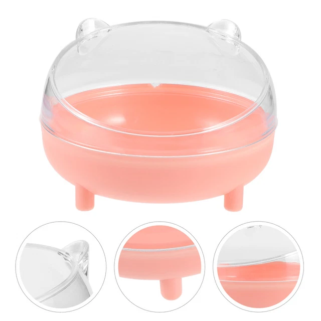 Ciotola da bagno criceto plastica criceto sandbox gerbil rosa
