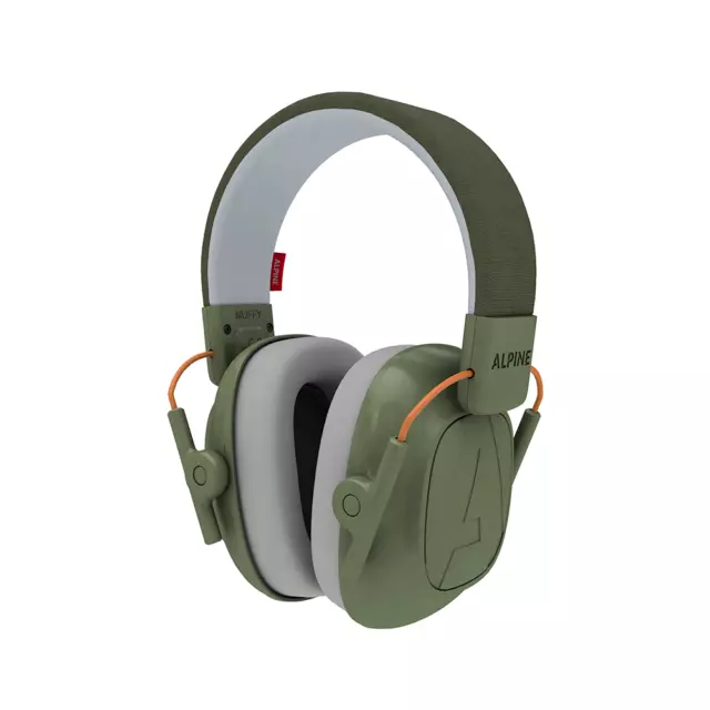 Alpine Muffy Kids Premium Hearing Protection Ear Defenders Over-Ear SEN Green
