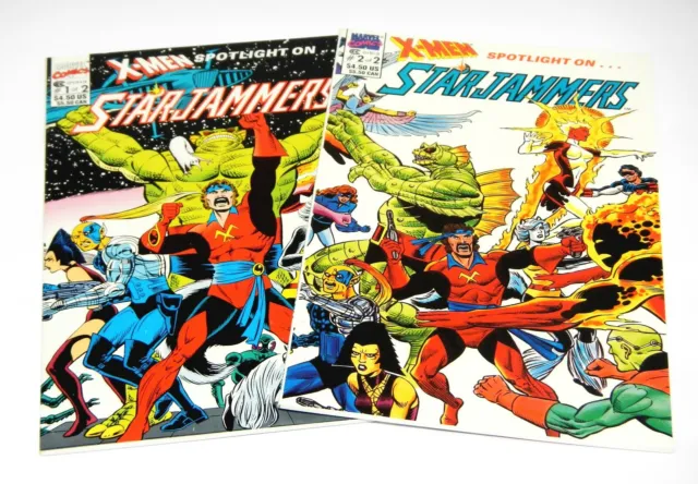 X-Men Spotlight on Starjammers Set #1 2 NM Dave Cockrum Marvel Comics 1990