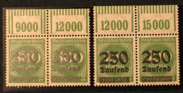 D.  Reich, Plattenfehler, Abarten, Besonderheiten Nr. 303 OPD F c W OR lesen