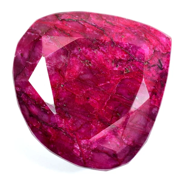 Rubis Naturel 5 Carats - Pigeon Blood Rouge Certifié GIR - Taille Carrée Excellente - Mozambique