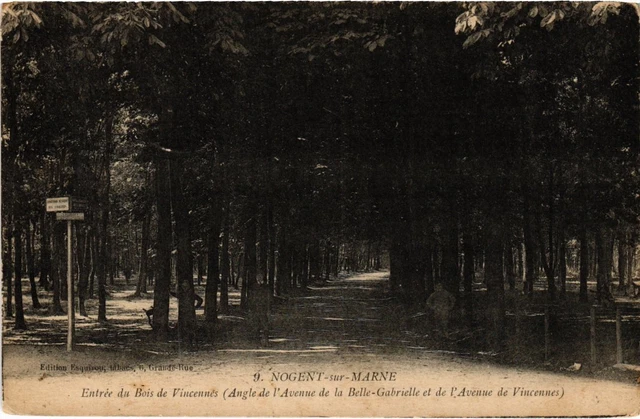 CPA Nogent sur Marne Entree du Bois de Vincennes (1348152)