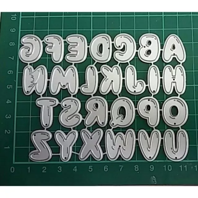 26 A-z Alphabets Letter Metal Cutting Dies Embossing Stencil Making Scrapbooking