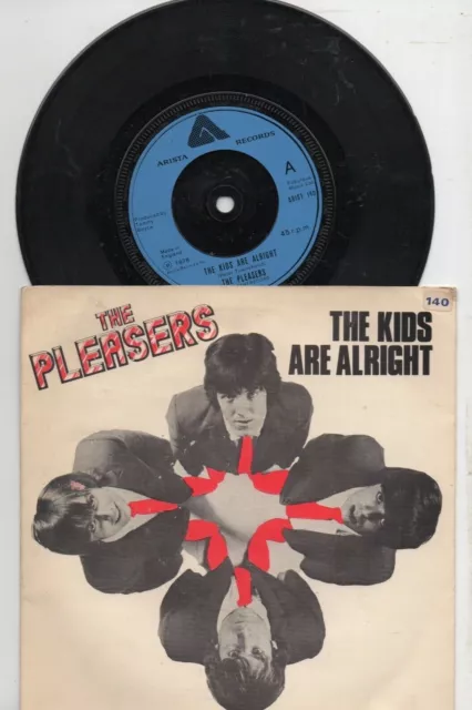 The Pleasers ~The Kids Are Alright~ *Picture Sleeve 7' Vinyl Single* Free Pp