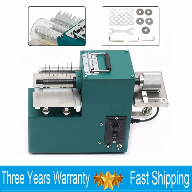 40W Electric Leather Splitter Cutter Machine Shoe Bag Leather Strap Skiving Cut