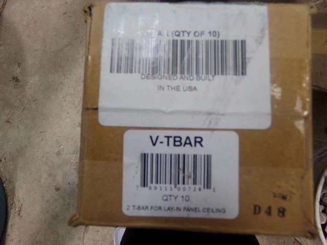 Suspension Grid Cross/V-TBar. CAD: 745186/FXRS1404.141-3072.  2'. NIB.