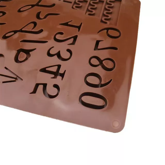 Lettere Ebraiche 3D Numeri Arabi Uniti Stampo Cioccolato Fai Da Te Torta Cottura Troppo SN❤