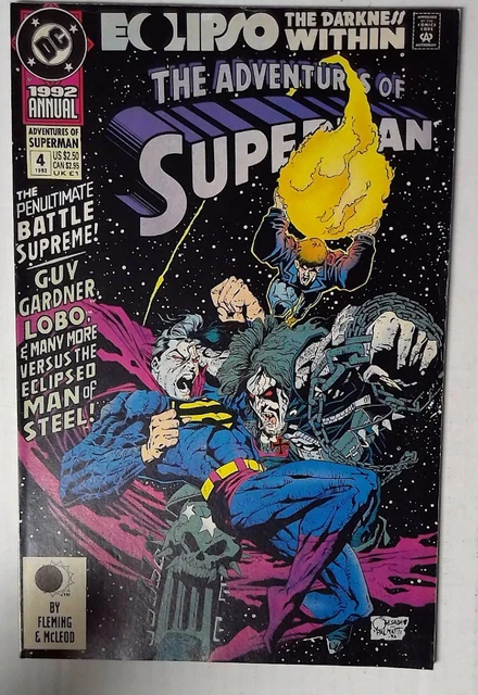 Adventures of Superman Annual #4 DC Comics (1992) Eclipso 1st Print Comic Book