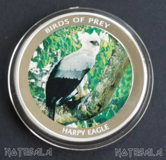 MALAWI 10 KWACHA 2010 Series BIRDS OF PREY Harpy eagle