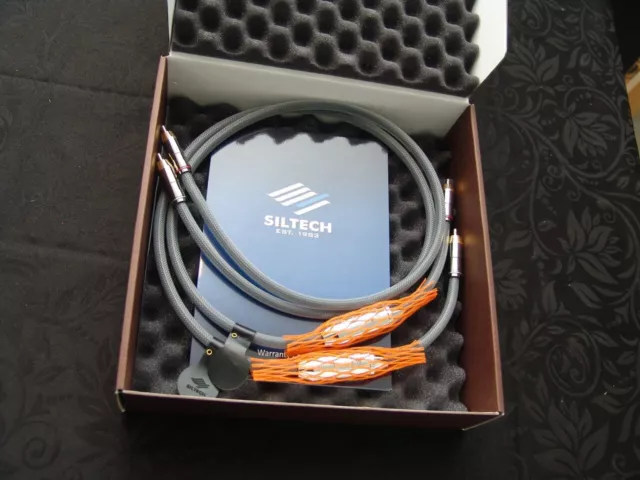 Siltech Explorer 90i  RCA  Chinch Kabel ( Länge 2 X 1 Meter ) / unbenutzt Nr. 6