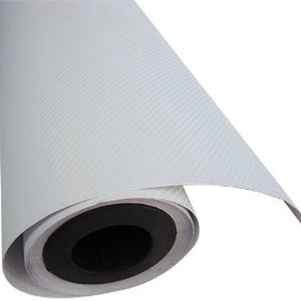 Pellicola Adesiva 75 X 200 Carbonio Bianco Bianca 3D Antigraffio Auto Moto Barca