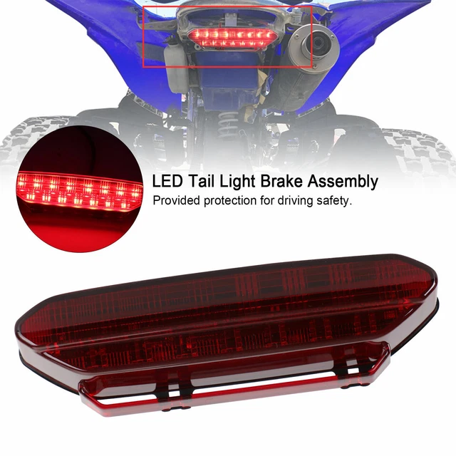 LED Tail Light Taillight for YAMAHA YFZ450 2006-2009 5TG-84710-21-00 Red d Y3