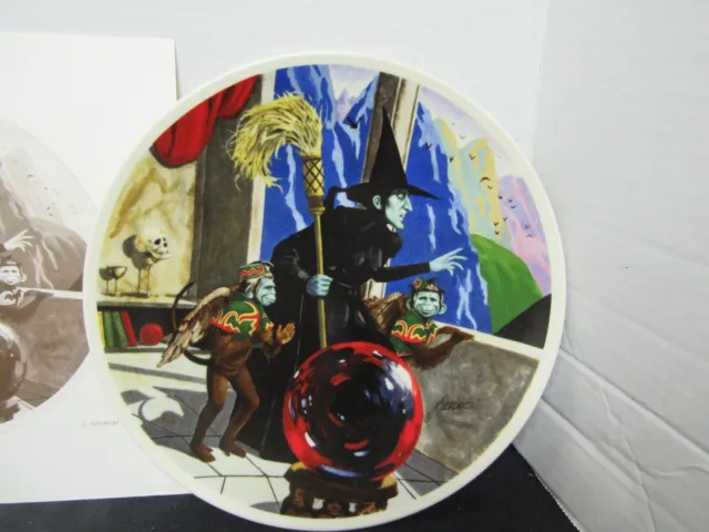 Knowles | The Wicked Witch From Oz Plate *New* Rare Retired Mgm 8.5 Inch
