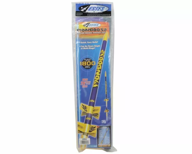 New Estes Rockets Mongoose Flying Model Rocket Kit Skill Level 2 EST2092 2092