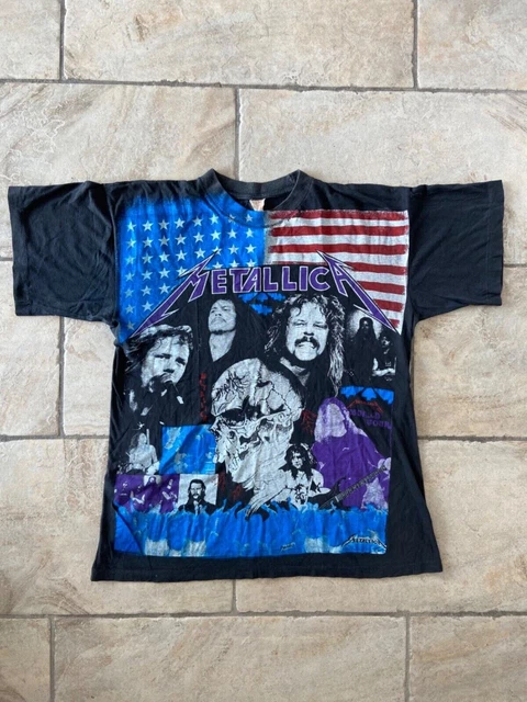 Metallica "Nowhere else to Roam European World Tour 1993" rare vintage shirt