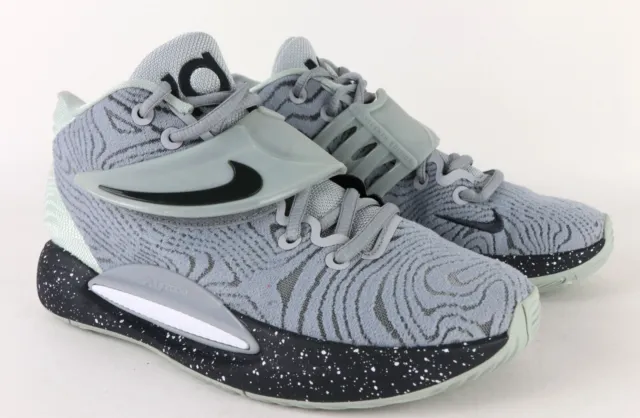 Nike Boys Kevin Durant KD 14 TB DA7850-002 Basketball Shoes Wolf Grey Size 4.5