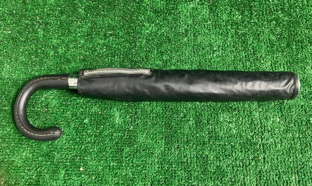 Compact Collapsible Golf Travel Umbrella With Zip Cover 17" Length ~39" Diameter