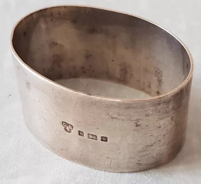 Vintage Sterling Silver Napkin Ring 37.5g