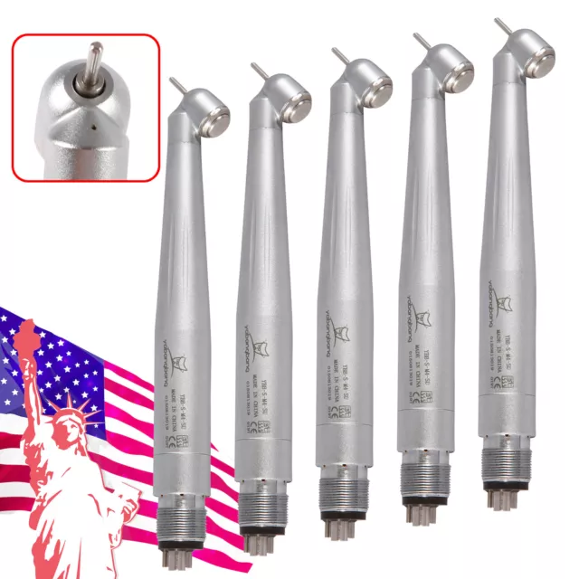 Dental 45 Degree Surgical High Speed Handpiece Push Button 4Hole yabangbang WCA4