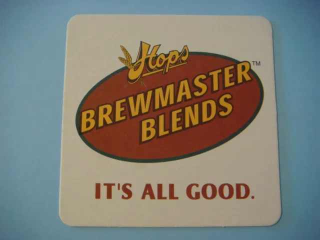Beer Coaster: HOPS Brewery Brewmaster Blends, Scratch Margarita Brew-Rita Recipe