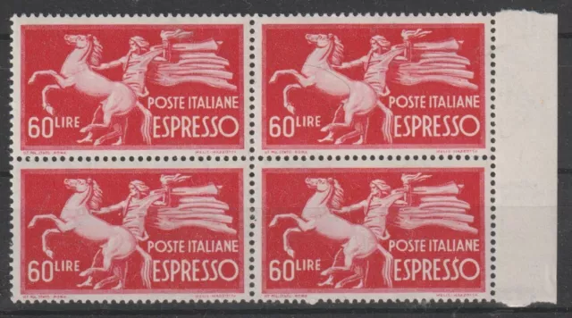 1946 - 51 der Republik Italien Espresso Demokratische L.65 Carmine Rose IN Quar
