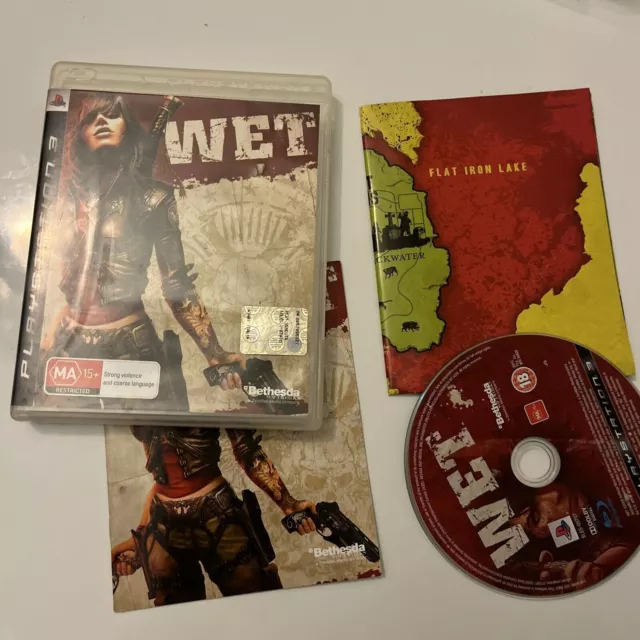 WET SONY Playstation 3 PS3 Complete with Manual And Map 34.99