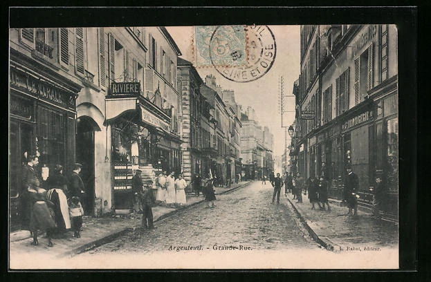 CPA Argenteuil, Grande Rue