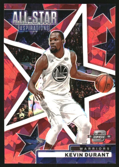 2021-22 Contenders Optic All Star Aspirations Red Cracked Ice #16 Kevin Durant